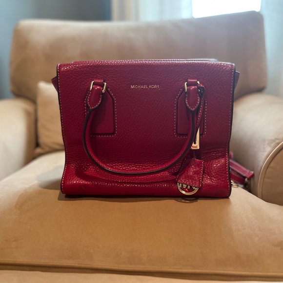 Michael Kors Handbags - Gracie Leather Tote Medium by Michael Kors